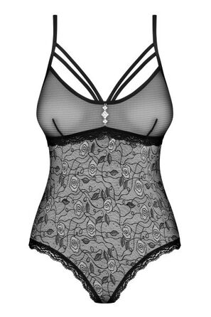 Боди Секси Obsessive 818-TED-1 Crotchless teddy ХXL