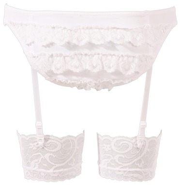 Костюм школьницы в клетку Cottelli Collection Schoolgirl Set с глубоким декольте, M