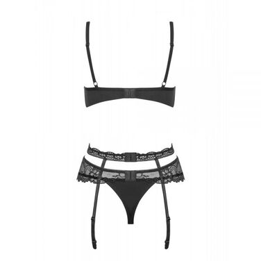 Комплект Obsessive Heartina 3 pcs set black S/M
