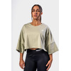 Футболка Nebbia Oversized Cropped Tee JUST FLOW Light Green 431