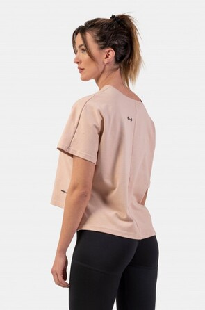 Футболка Organic Cotton Loose Fit 'The Minimalist” Crop Top 417 Salmon