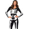 Костюм скелета, світиться у темряві Leg Avenue Womens Skeleton Bodysuit Halloween, розмір S