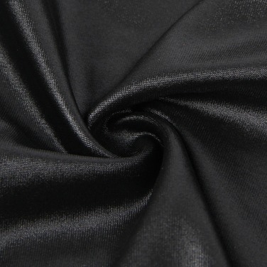 Платье из искусственной кожи и ремешками на руки и шею Star Night с трусиками, черный, XL