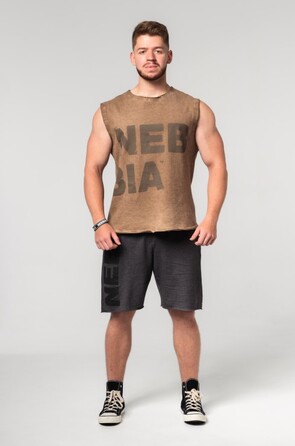 Безрукавка Nebbia Washed-off Tank Top BEASTIN' Light Brown 361