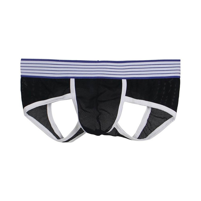 Мужские трусы Star Night с открытым доступом сзади, черные, L