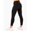Леггинсы Ryderwear Evolution High Waisted Scrunch Leggings - Black Leopard