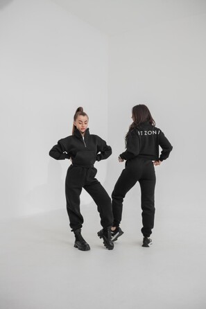 Штани на флисе Victory Winter Style On Fleece Black/One Size