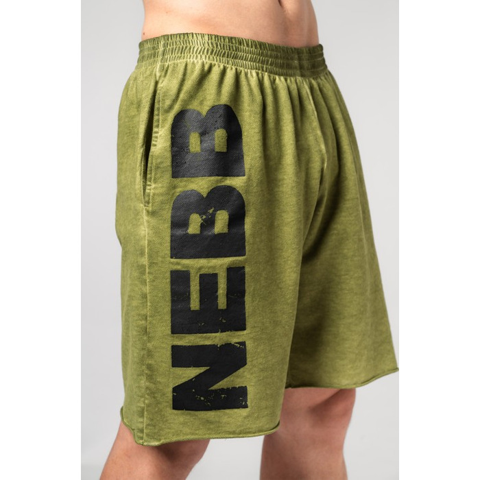 Шорти Nebbia Washed-off Gym Sweatshorts NO BS Green 367