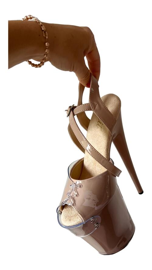 Захист посилений силіконовий прозорий на стріпи з відкритими пальчиками зі шнурівкою