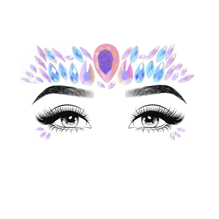 Наклейки для лица Leg Avenue Freesia face jewels sticker O/S