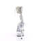 Босоніжки Pleaser Delight-624RS *6 дюймів на підборах, 1 3/4 дюйма з манжетою на щиколотці PF RS, блискавка ззаду, прозорі