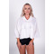 Сорочка Nebbia Boxy Cropped Shirt With Pockets White 598 UNI