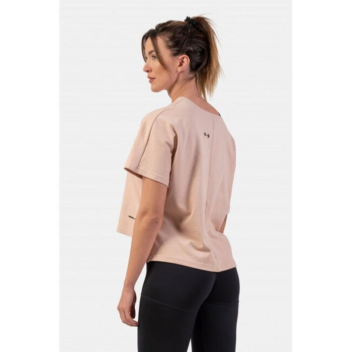Футболка Organic Cotton Loose Fit 'The Minimalist” Crop Top 417 Salmon