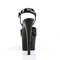 Босоножки Pleaser Sky-309VL *7 дюймов, каблук, 2 3/4 дюйма, PF, полностью веганские, с ремешком на щиколотке, черные