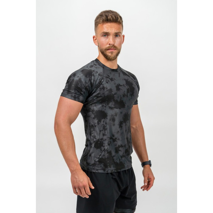 Футболка Nebbia Camouflage Compression T-shirt Function Black 340 Camo