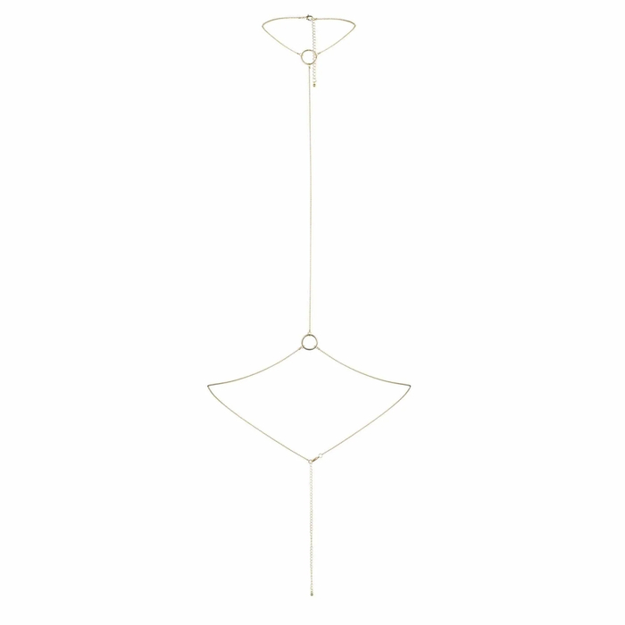Цепочка на шею и пояс Bijoux Indiscrets Magnifique I Body Chain - Gold, украшение на тело