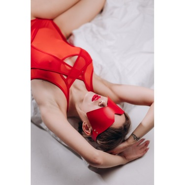 Маска на глаза MD3 RED полиуретан