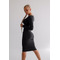Плаття Fitzona BLACK MIDI DRESS LONG SLEEVE WITH BACK LOCK 14678