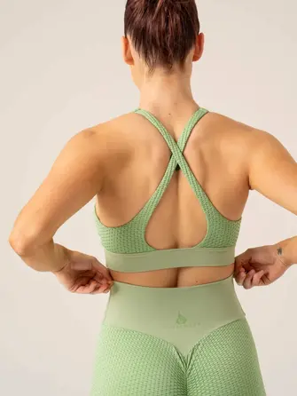 Топ Ryderwear Honeycomb Seamless Sports Bra - Sage