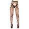 Колготки сетка с имитацией чулок One Size Daring Intimates, черные