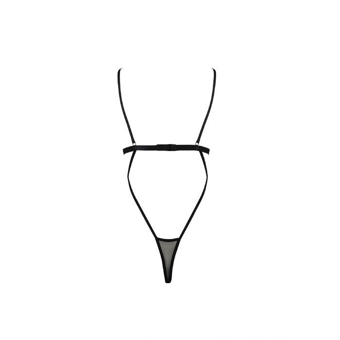 Боді з відкритими грудьми DIABOLINA BODY black S/M - Passion