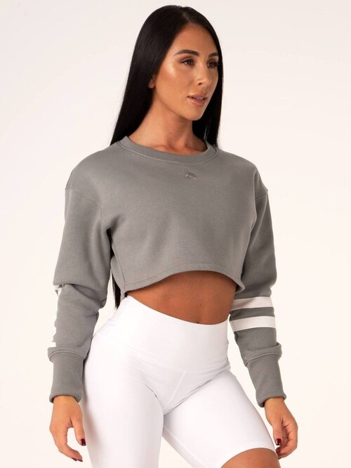 Кофта Ryderwear Resort Cropped Sweater Grey