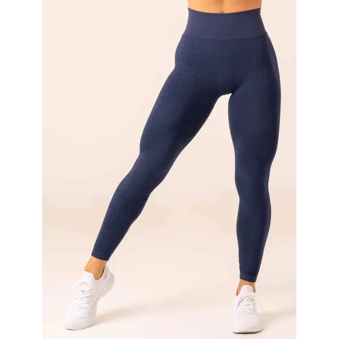 Леггинсы Ryderwear Honeycomb Scrunch Seamless Leggings - Navy