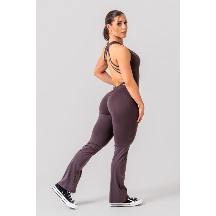 Комбінезон Nebbia Sculpting Flared Jumpsuit OWN THE GYM Brown 397