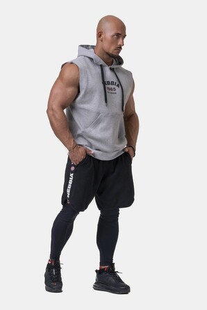 Безрукавка Nebbia Golden Era Hoodie Ragtop Light Grey 197