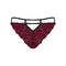 Трусики Obsessive Sugestina Bordeaux-Black S/M