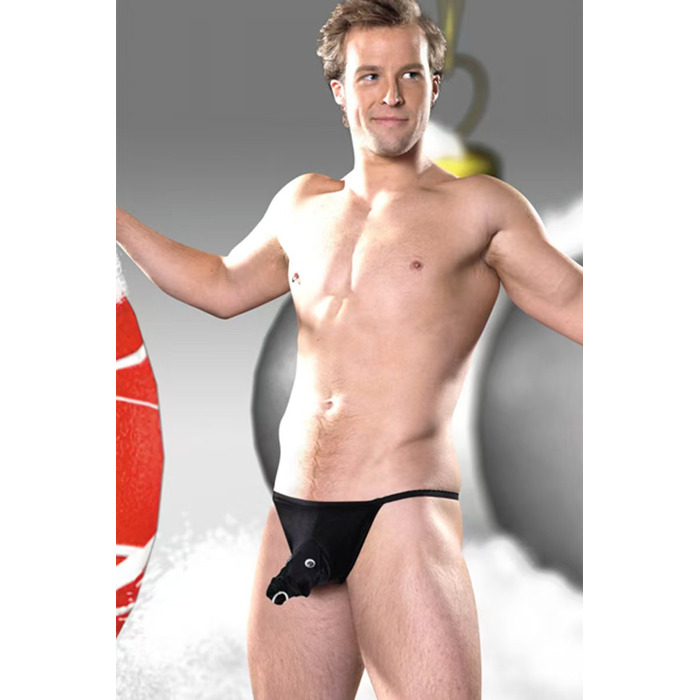 Мужские стринги Sunspice,Конь, черные, O/S