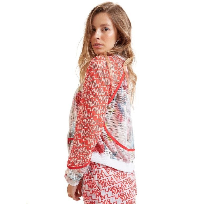 JACKET NEUTRAL FLOWERS ESTAMPADO