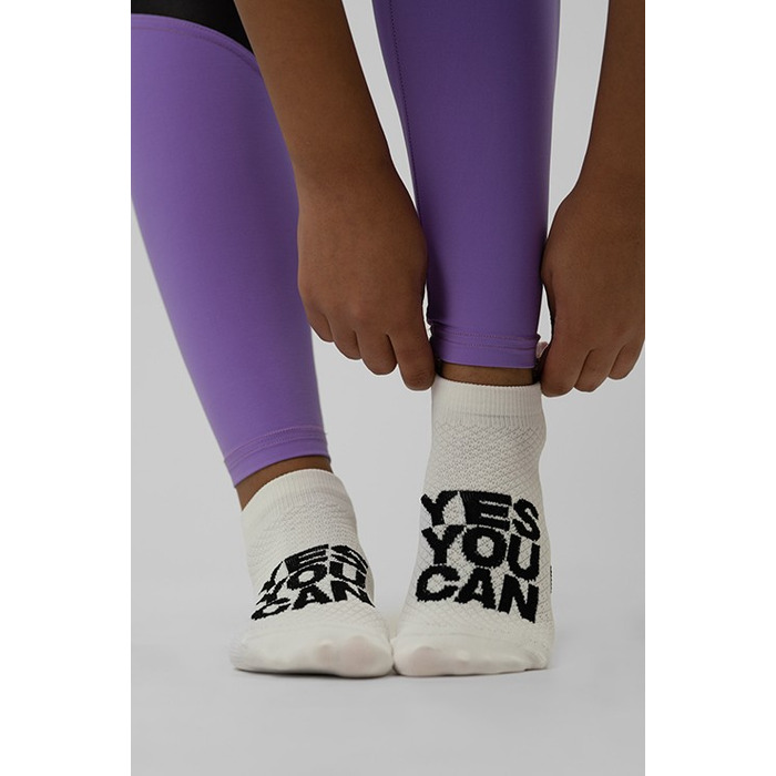 Шкарпетки NEBBIA 'HI-TECH' Ankle Socks YES YOU CAN White 122