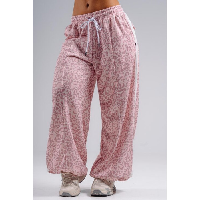 Штани Nebbia Baggy Leopard Sweatpants PRIMAL Pink Leopard 865