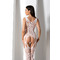 Ажурний бодістокінг з відкритим доступом Passion BS099 white