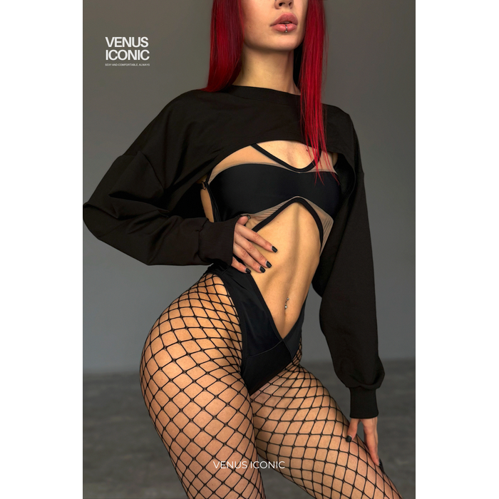 Кроп-топ Venus Iconic оверсайз для танцев