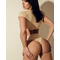 Топ Fitzona BEIGE SWIMSUIT TOP WITH SLEEVES AND ZIPER
