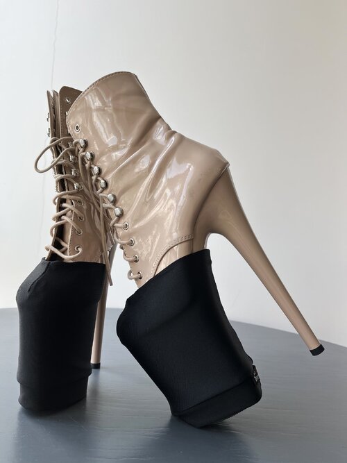 Захисти для Взуття Matte Stretch для Pole Dance Heels Захист та Стиль - чорний