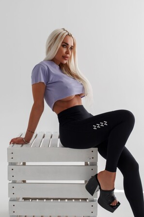 Легінси High Waisted Shaping Leggings AGILE Black 464