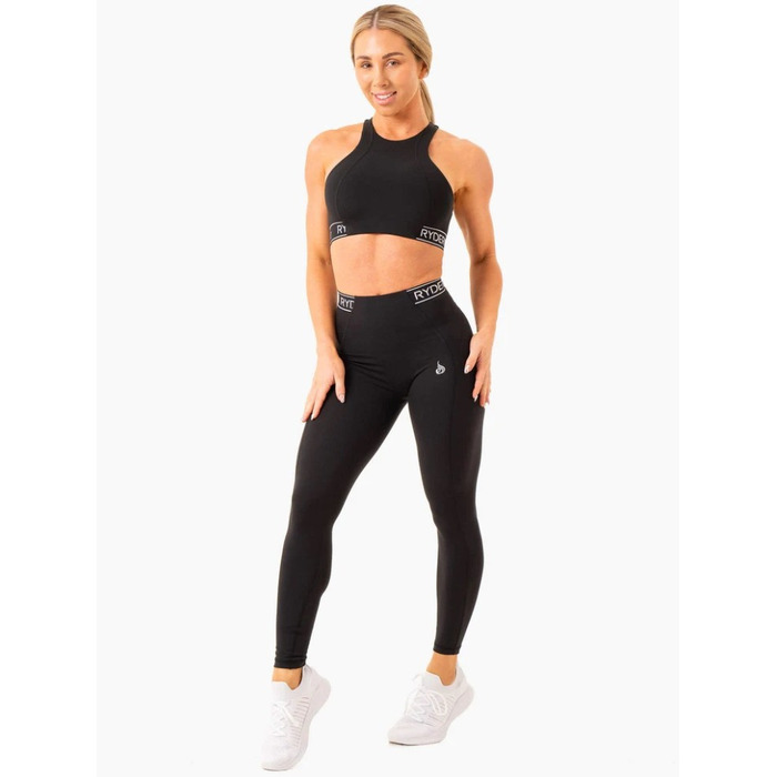 Легінси Level Up High Waisted Scrunch Leggings - Black