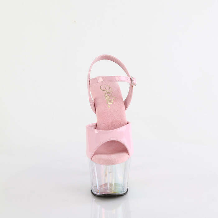 Босоніжки Adore-709HT **7-дюймовий каблук, 2 3/4-дюймовий тонований ремінець на щиколотці з PF, ніжно-рожевий