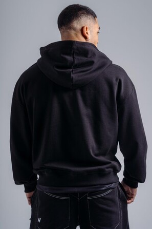 Спортивна кофта Nebbia Zipper Hoodie with Embroidery PRIMAL Black 884