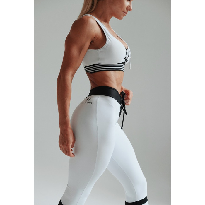 Топ WHITE TOP WITH ELASTIC AND EYELETS