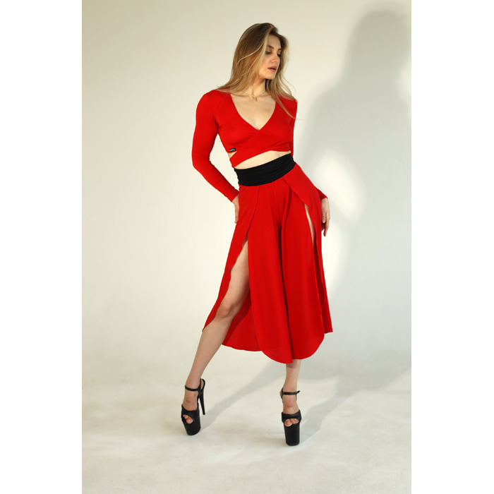 FLY CULOTTES — Повітряні Кюлоти Для Pole Dance, Contemporary Та Сценічних Виступів - синій