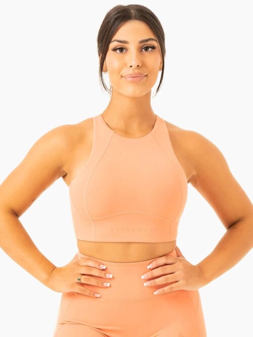 Топ NKD Frame Long Line Sports Bra - Terracotta