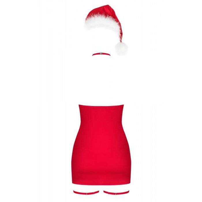 Комплект Obsessive Kissmas chemise Red® L / XL