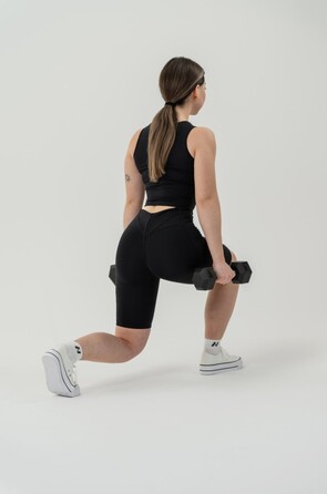 Велосипедки Nebbia High waisted biker shorts 10'' GYM THERAPY Black 628