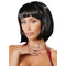 Парик женский Cottelli Collection Black Bob 28 см черный полиэстер