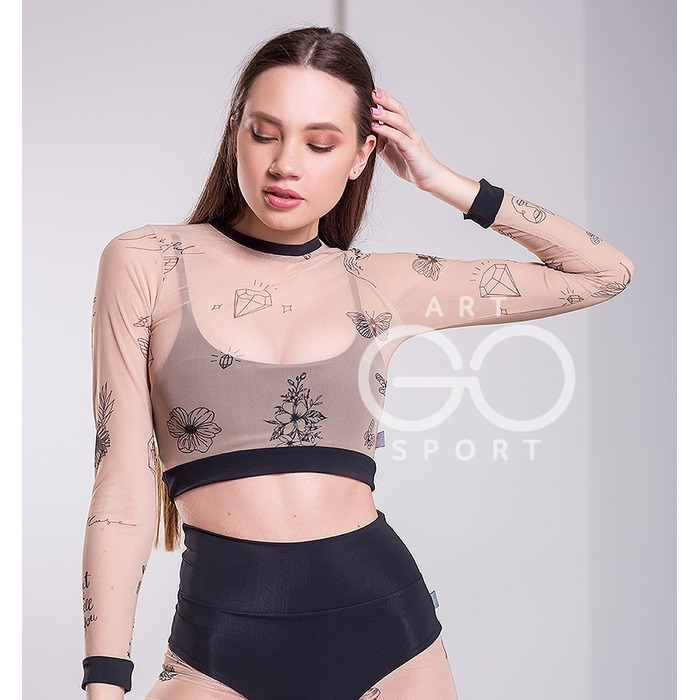 Рашгард жіночий для плавання 'ТАТУ”