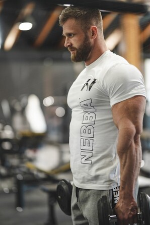 ФУТБОЛКА VERTICAL LOGO NEBBIA T-SHIRT WHITE 293